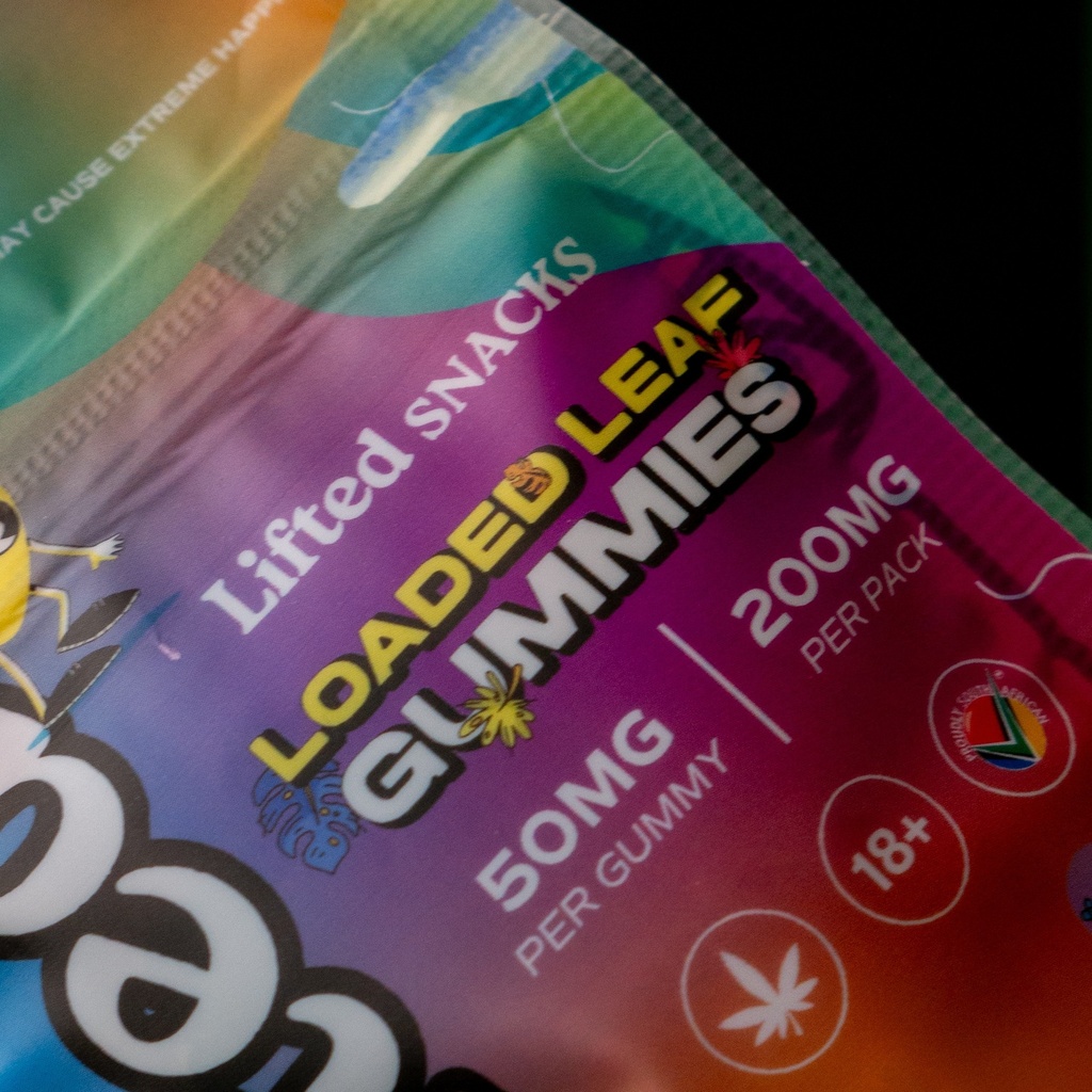 Lifted Loaded Leaf Gummies 200mg (4x50mg)