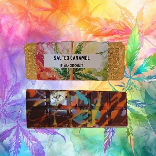 Salted Caramel Mini Chocolate Slabs