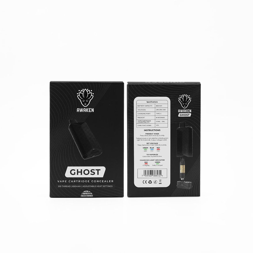 Awaken® Ghost Rechargeable Vape Battery 650mAh