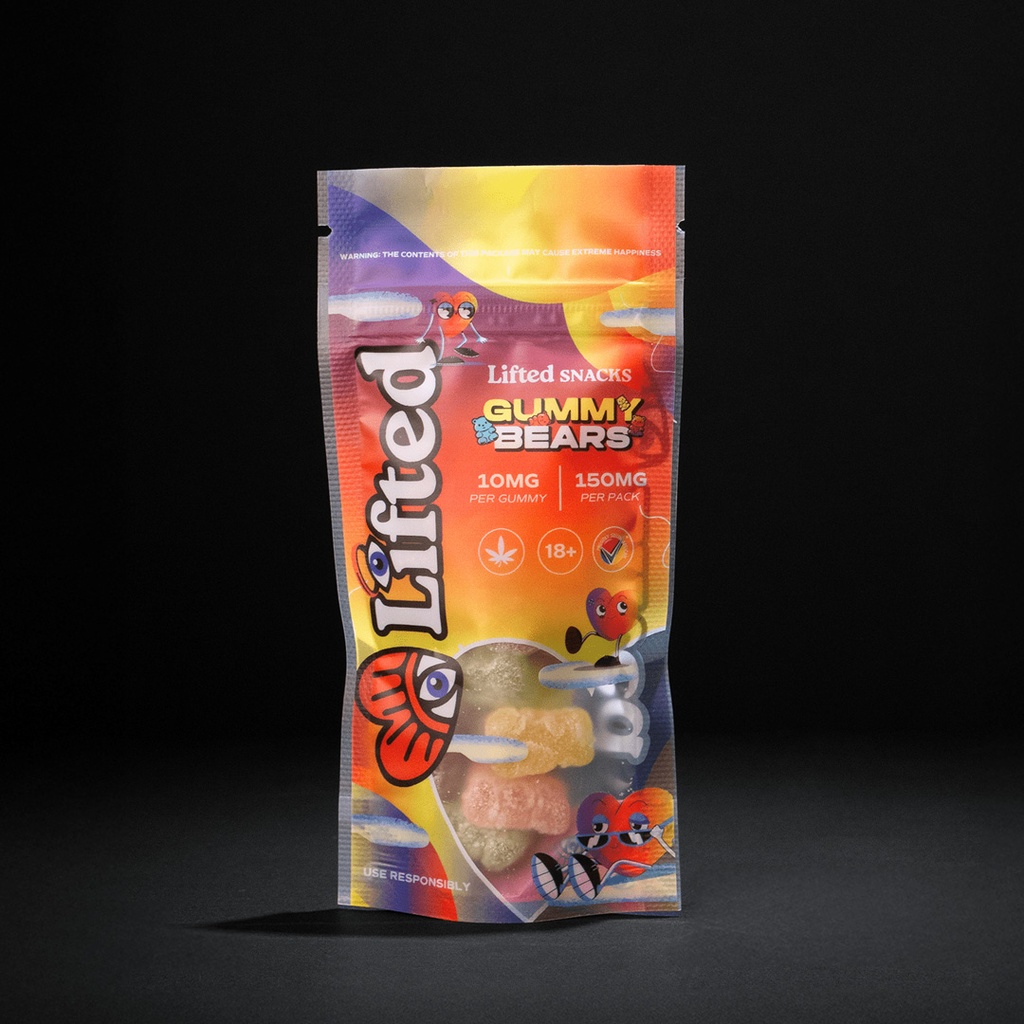Lifted Sugar-Coated Gummy Bears 150mg (15x10mg)
