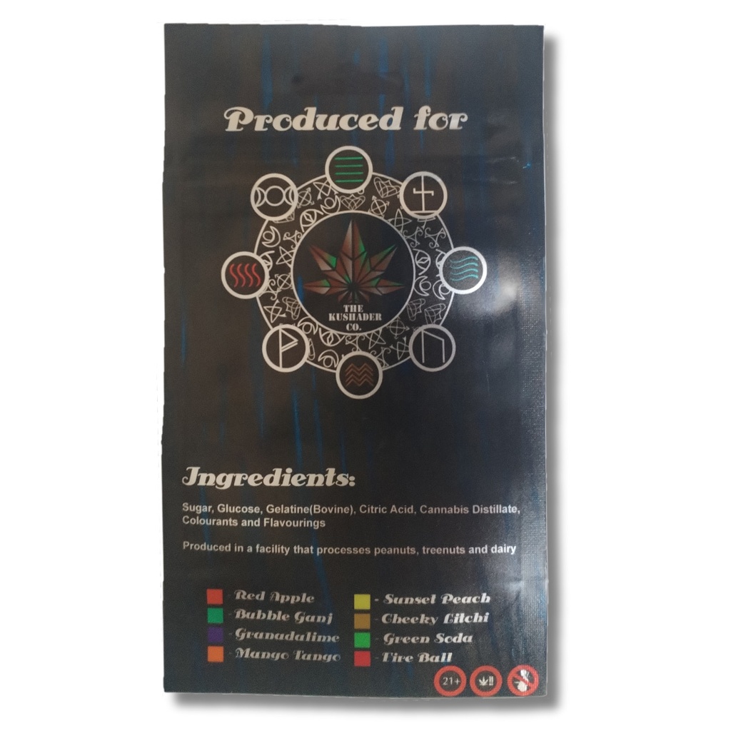 Candy Freaks Ghoulish Gummies - Green Soda 120mg (4x30mg)