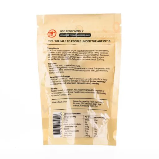 Cannalicious - Choc Chip - 20mg 5 Pack b.webp
