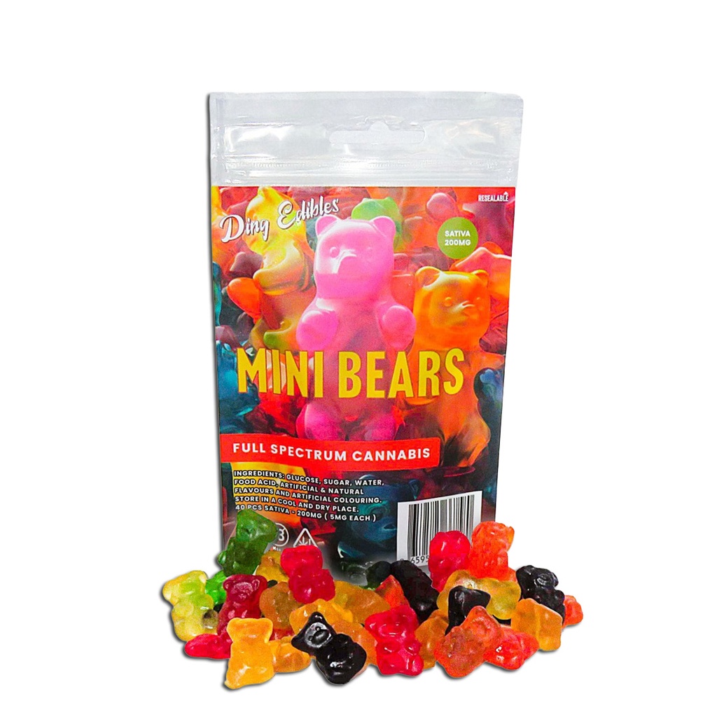 Gummies - Mini Bears 200mg (40x5mg) - Sativa