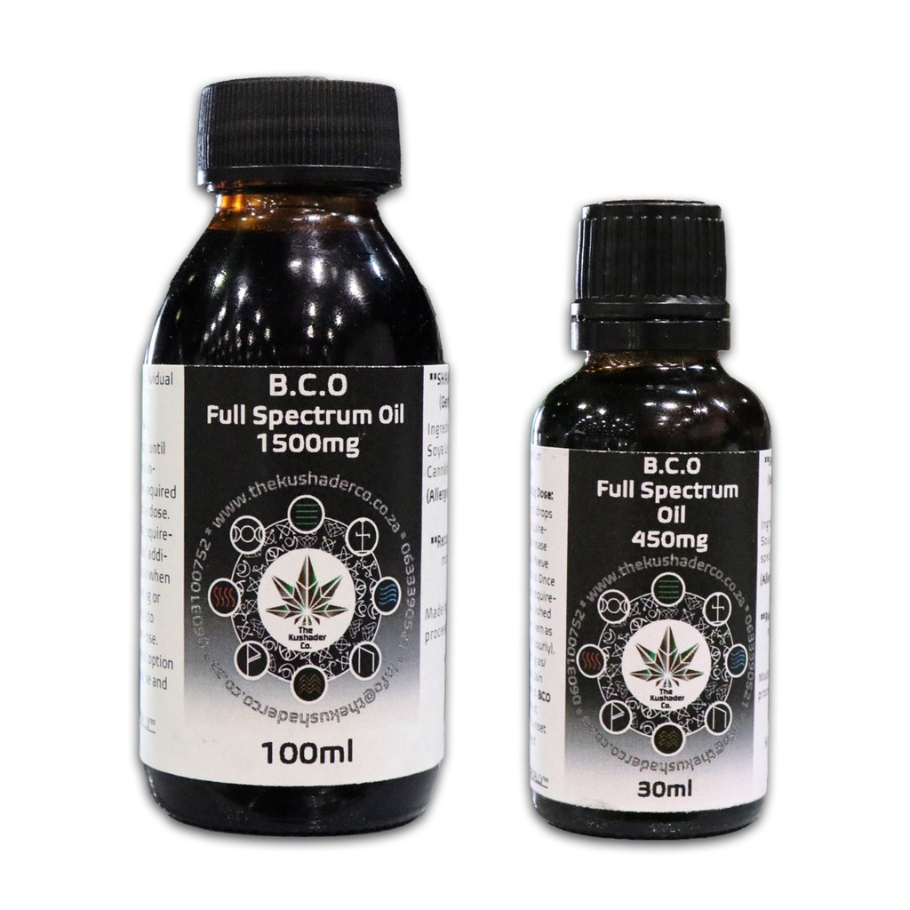 Full Spectrum Black Cannabis Oil (B.C.O)