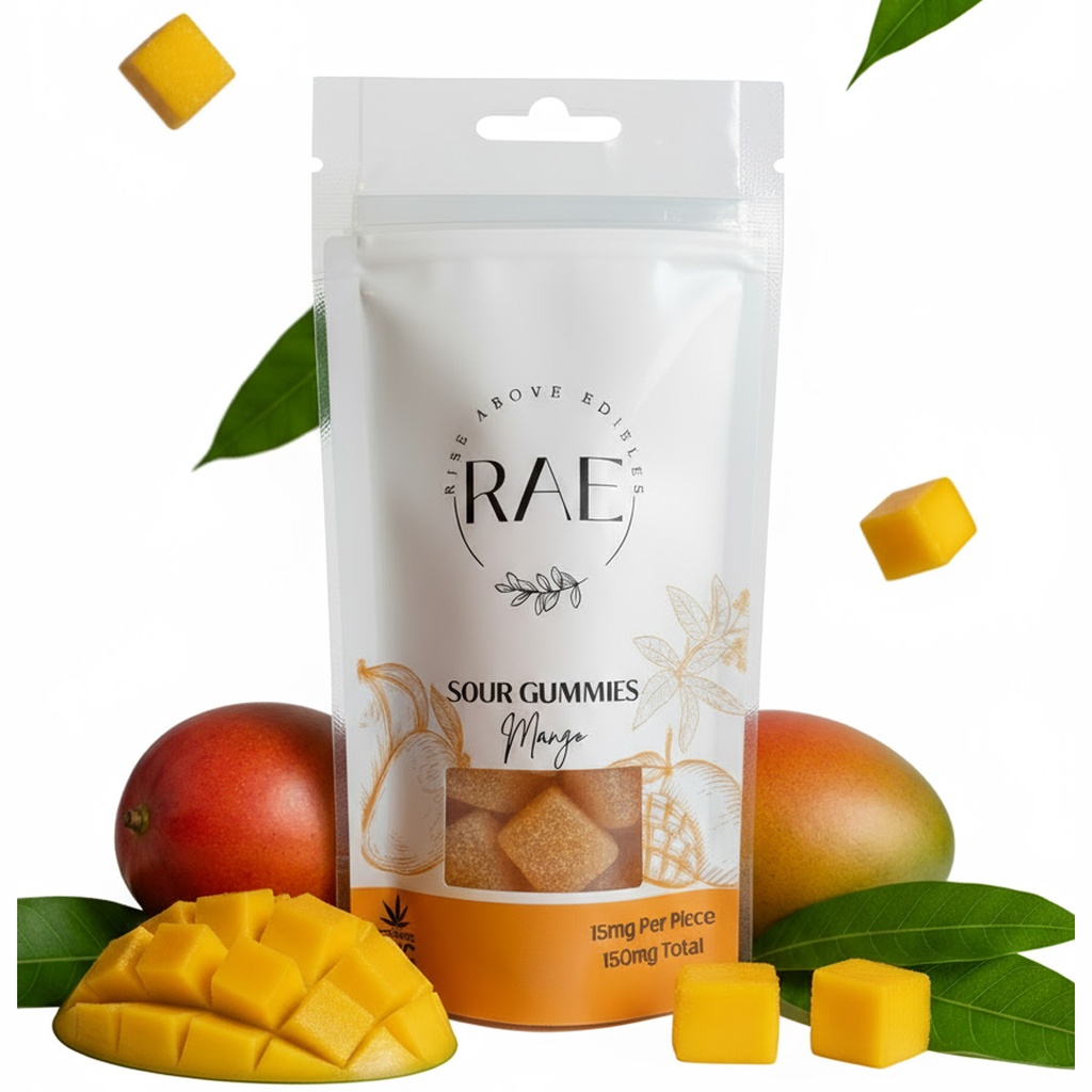 Sour Gummies - Mango 150mg (10x15mg)