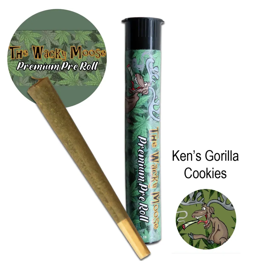 Wacky Moose Premium Pre-Rolls - Kingsize - Indoor - Ken's Gorilla zKittles (Indica)