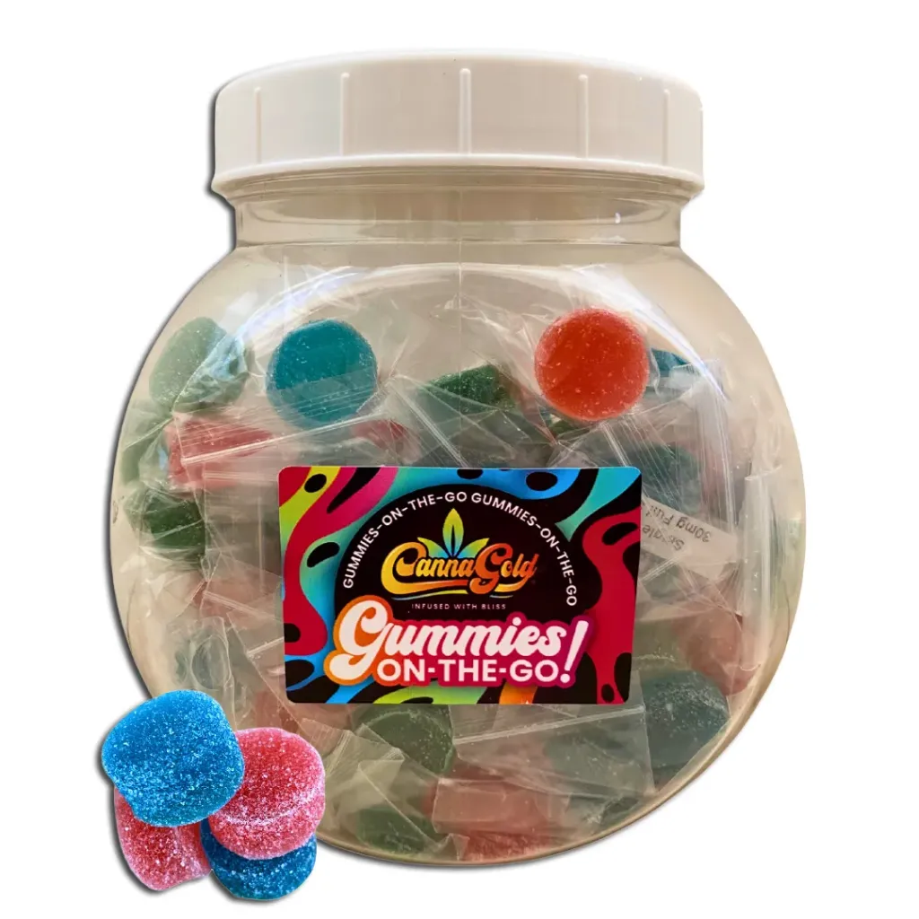 Gummies-On-The-Go (Round) - Full Spectrum 1560mg (78x20mg) - Large Tub