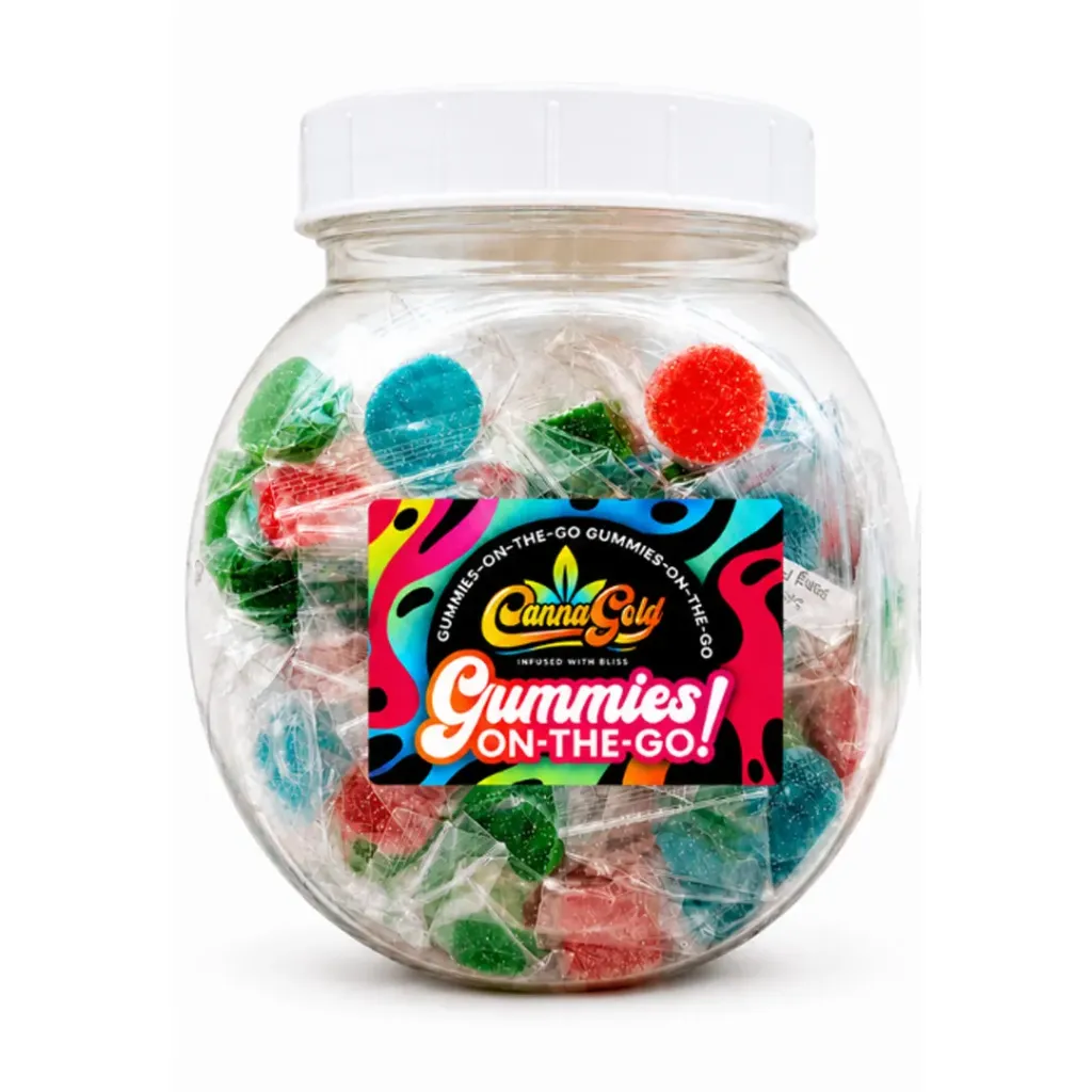 Gummies-On-The-Go (Round) - Full Spectrum 1560mg (78x20mg) - Large Tub