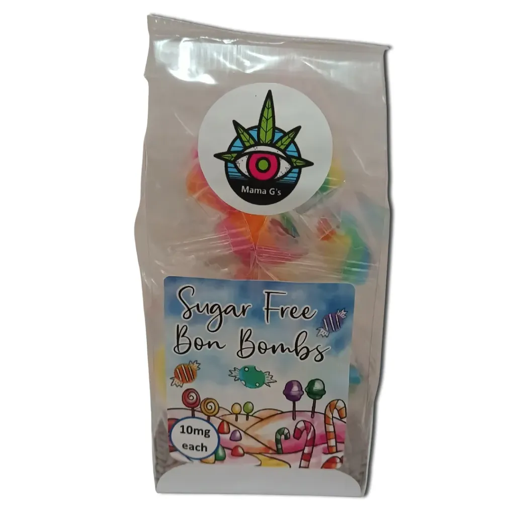 Sugar Free Bon Bombs - Tutti Frutti Hard Candies 100mg (10x10mg)