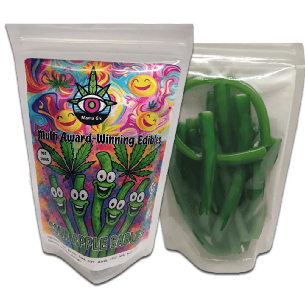 Gummies - Sour Apple Cables 300mg (10x30mg)