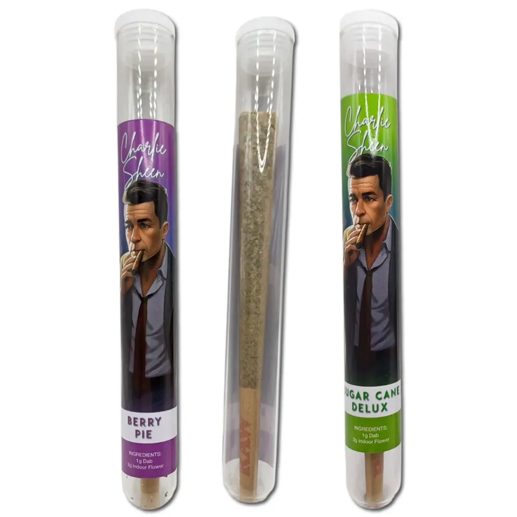 Artisan Top Shelf AAA Kingsize Pre-Rolls 4g - Charlie Sheen - Indoor (3g+1g extract) (Hybrid)