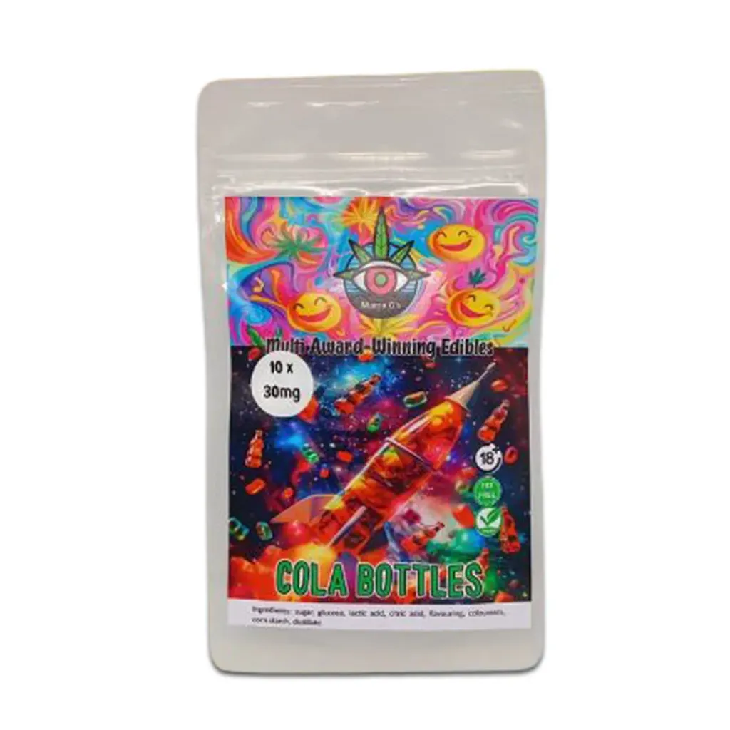 Vegan Gummies - Cola Bottles 300mg (10x30mg)