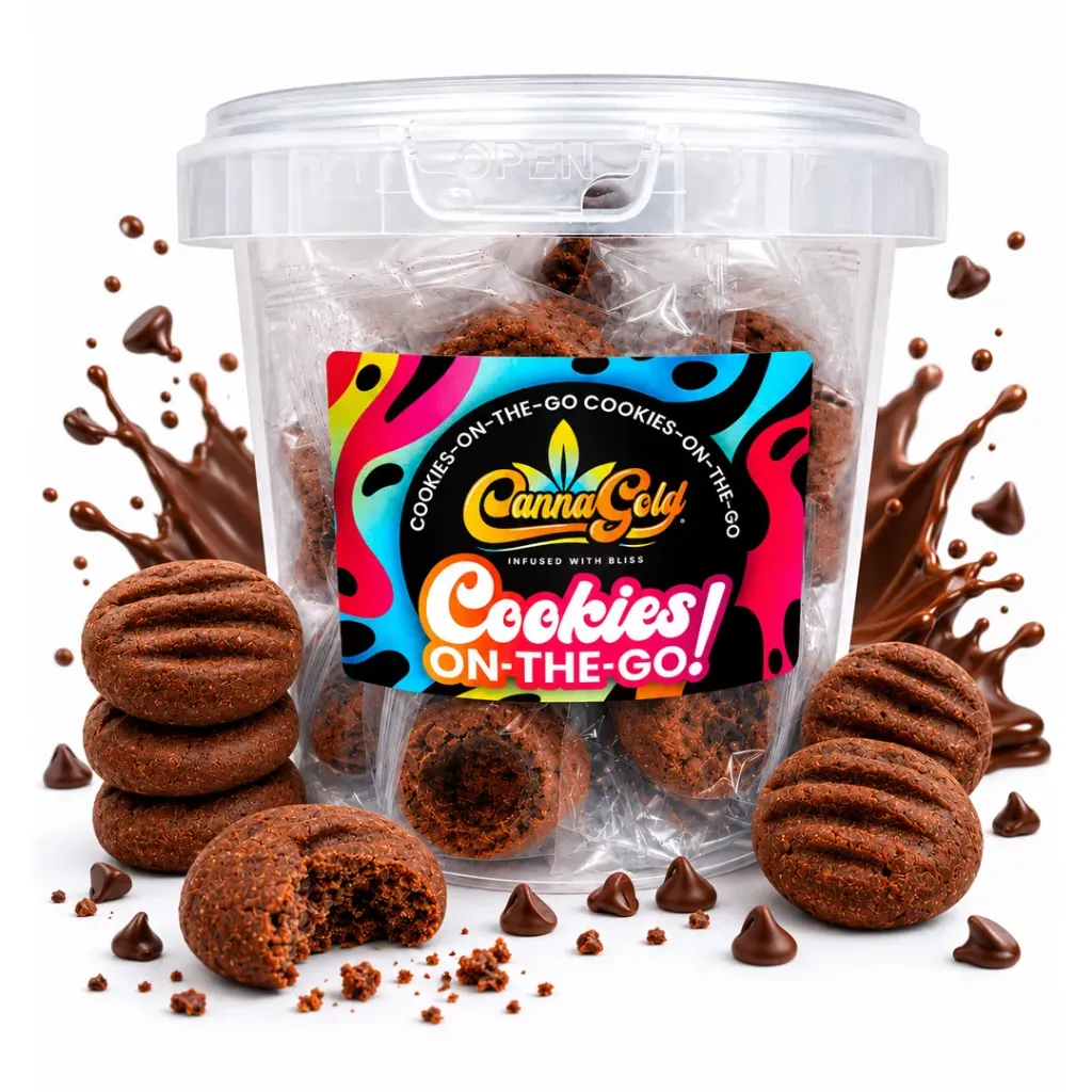 Chocolate Chip Cookies On-The-Go 1200mg (40x30mg) – Large Tub