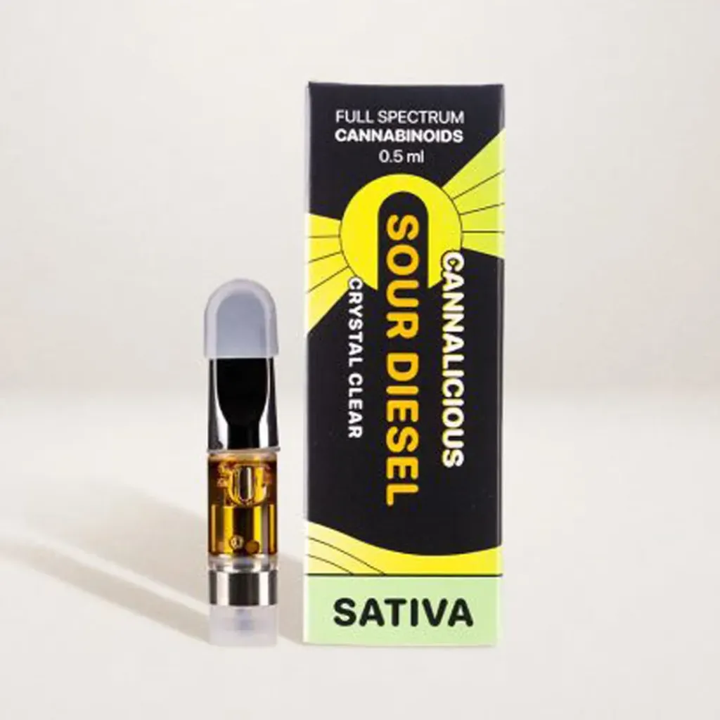 THC Vape Cartridge 0.5ml - Sour Diesel (Sativa)
