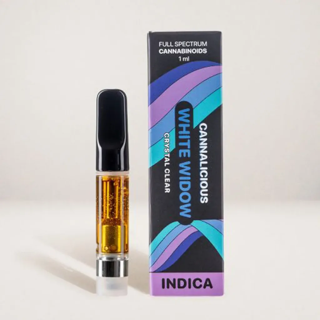 THC Vape Cartridge 1ml - White Widow (Indica)