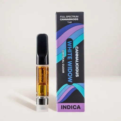 THC Vape Cartridge 1ml - White Widow (Indica)