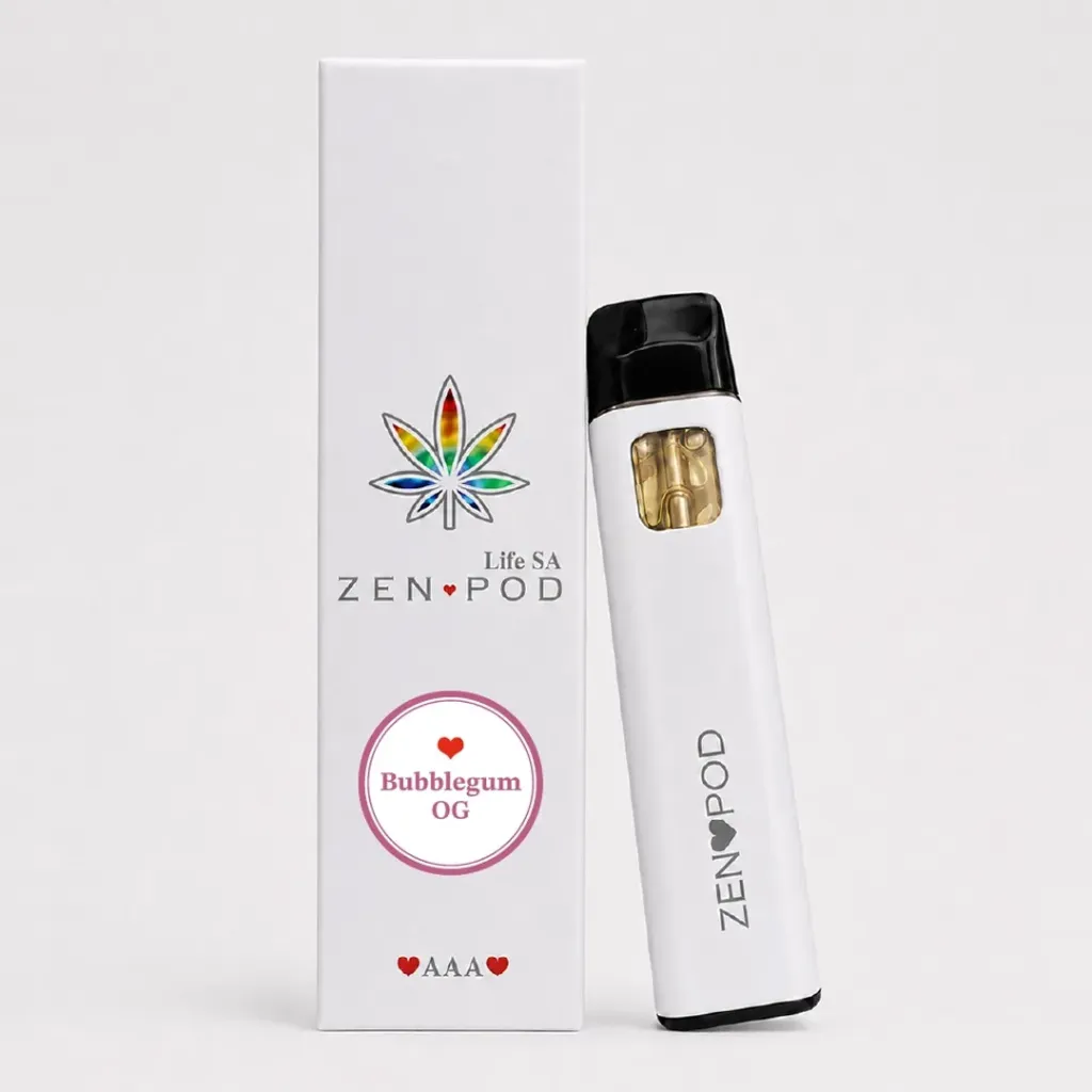 ZenPod Disposable Vapes 1ml - Bubblegum OG (Indica)