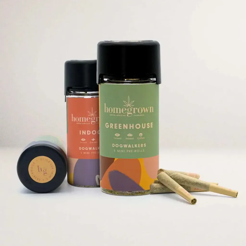 Premium A Grade Pre-Rolls - Dog Walkers Mini's - Greenhouse - Cheese (Hybrid) 5's