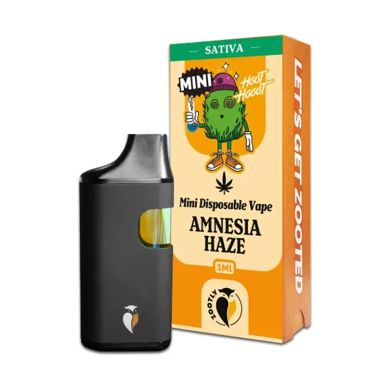 Mini Disposable Vape 1ml - Amnesia Haze (Sativa)