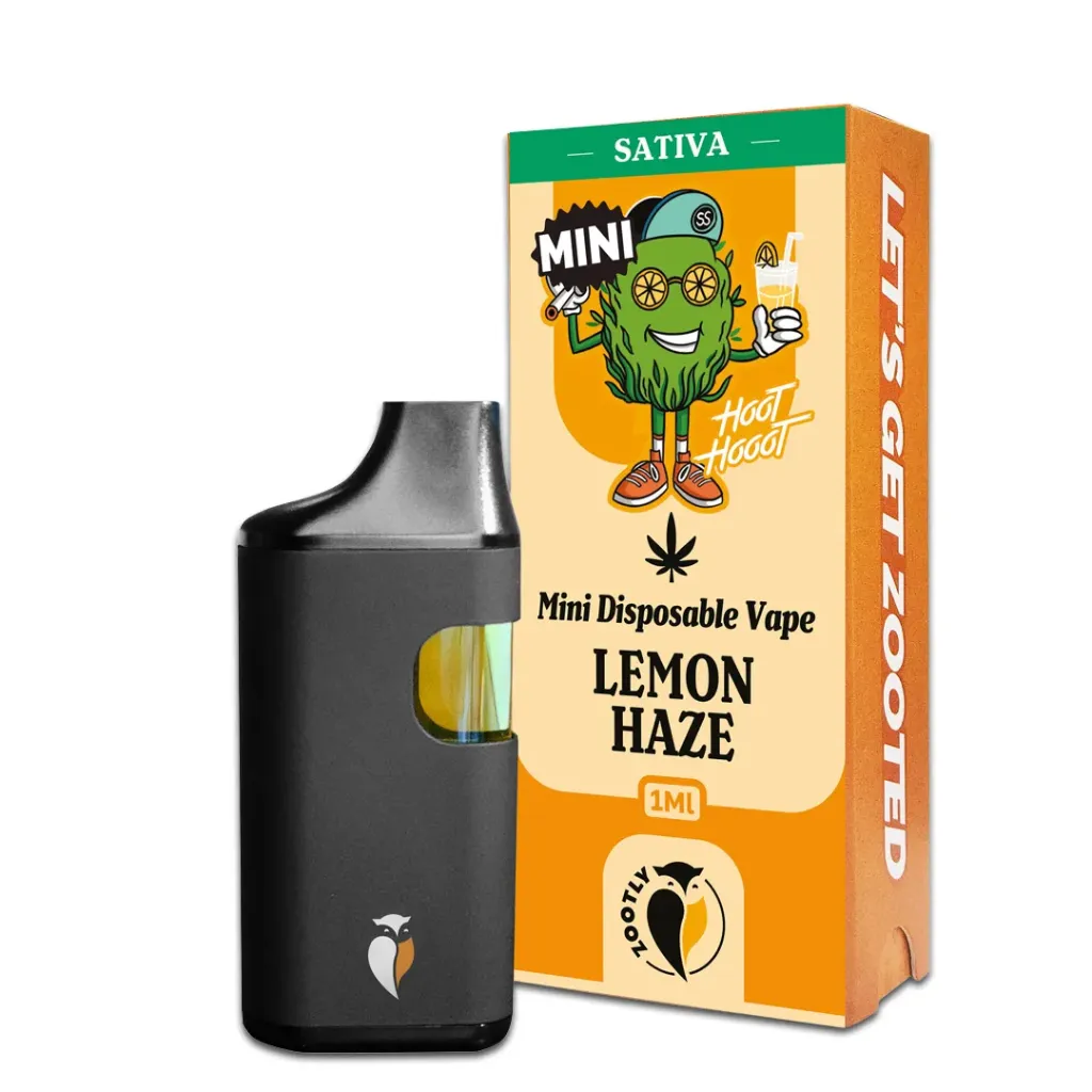 Mini Disposable Vape 1ml - Lemon Haze (Sativa)