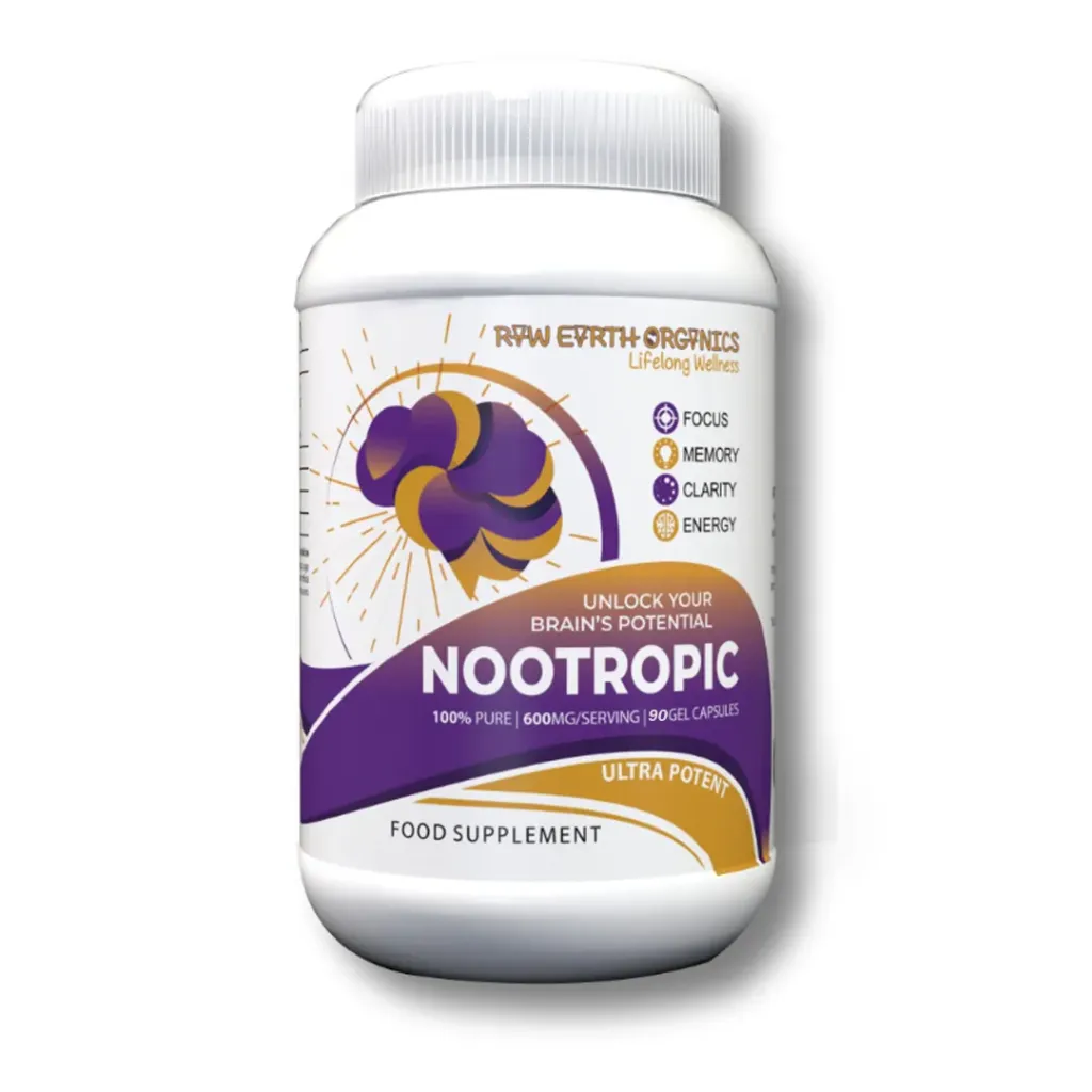 Raw Earth Organics Nootropic 90's