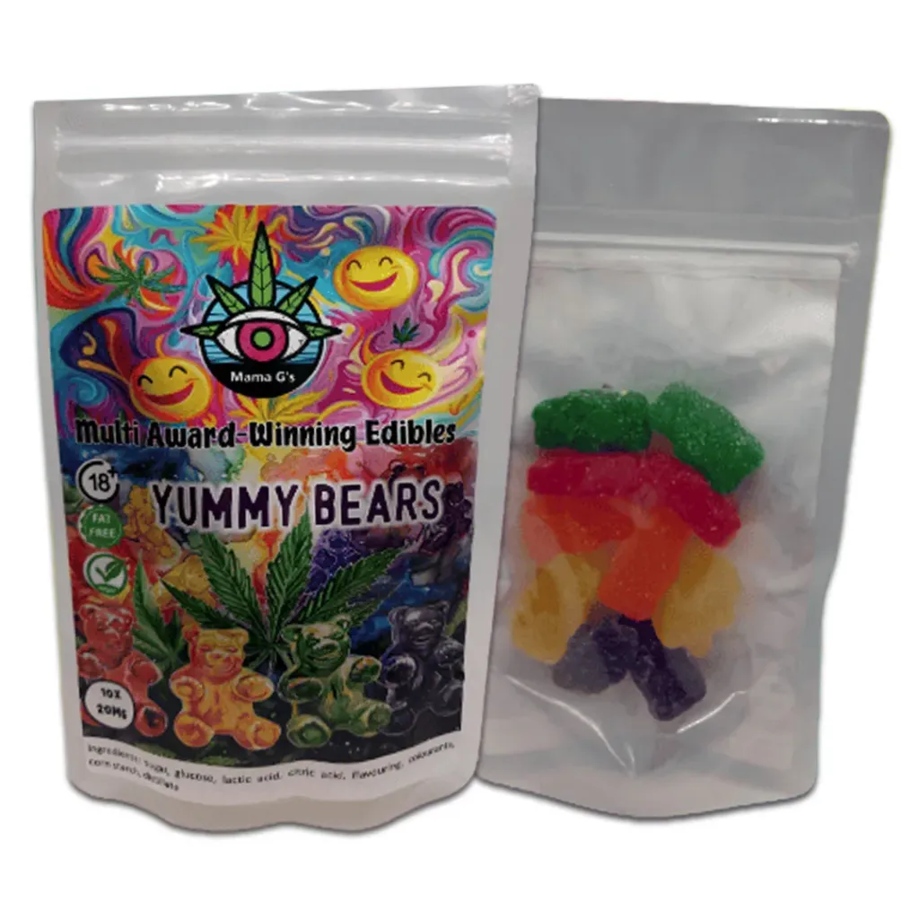 Vegan Gummies - Yummy Bears 200mg (10x20mg)