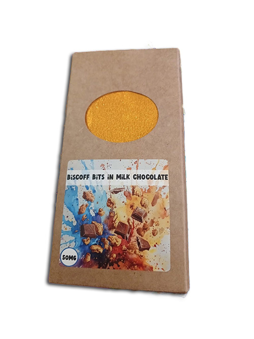 100g Biscoff Cookie Crumble & Milk Chocolate Slabs (Pack of 3) (25mg)