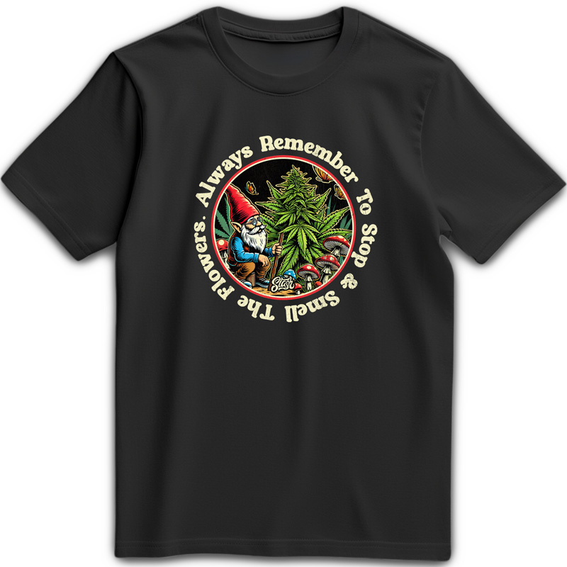 Stash T-shirts - Smell the Flowers (Small)