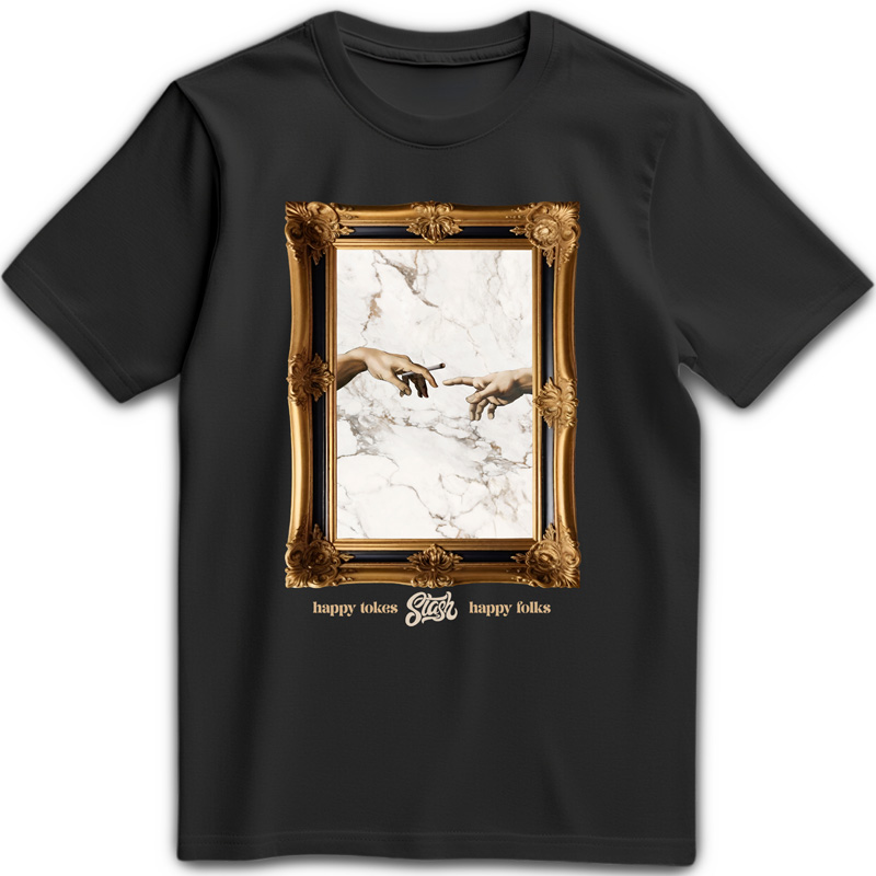 Stash T-shirts - Stash Hands (Small, Black)