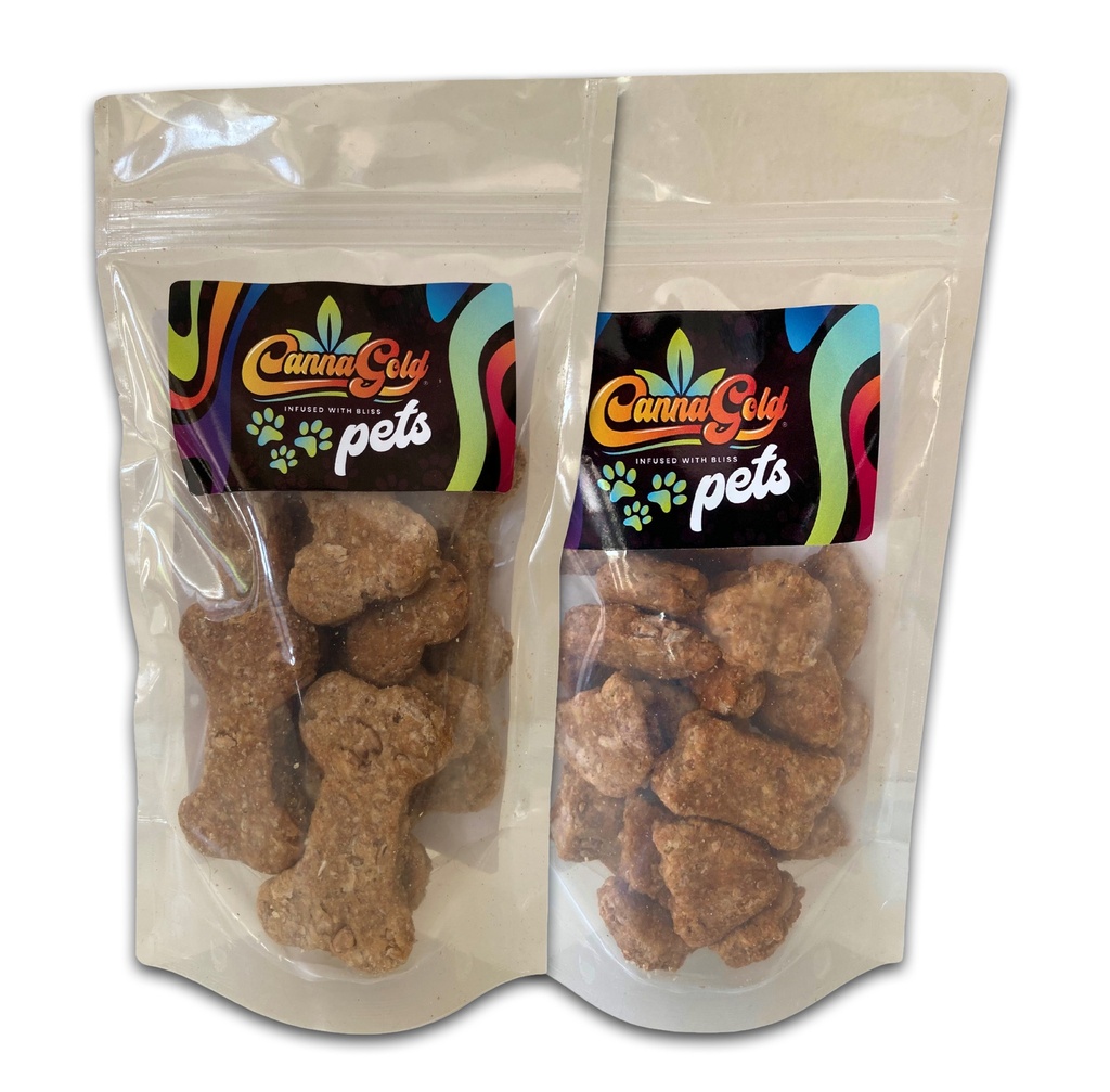 CBD Pet Treats Peanut Butter & Honey Biscuits (Large Pet (10 Biscuits))