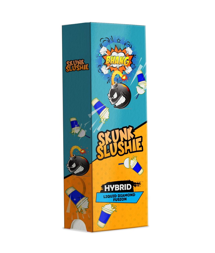 Bhang Bars Liquid Diamond Fusion THC Vapes 2g - Skunk Slushie (Hybrid)