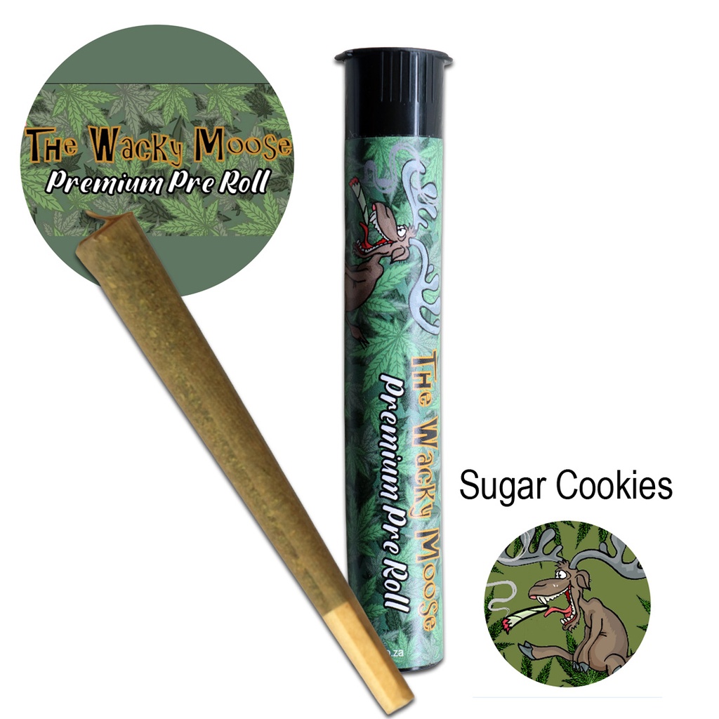 Wacky Moose Premium Pre-Rolls - Kingsize - Indoor - Sugar Cookies (Hybrid)