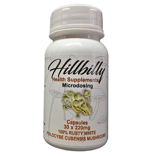 Hillbilly Psilocybin Microdosing Capsules (Rusty White) 30's (220 mg)