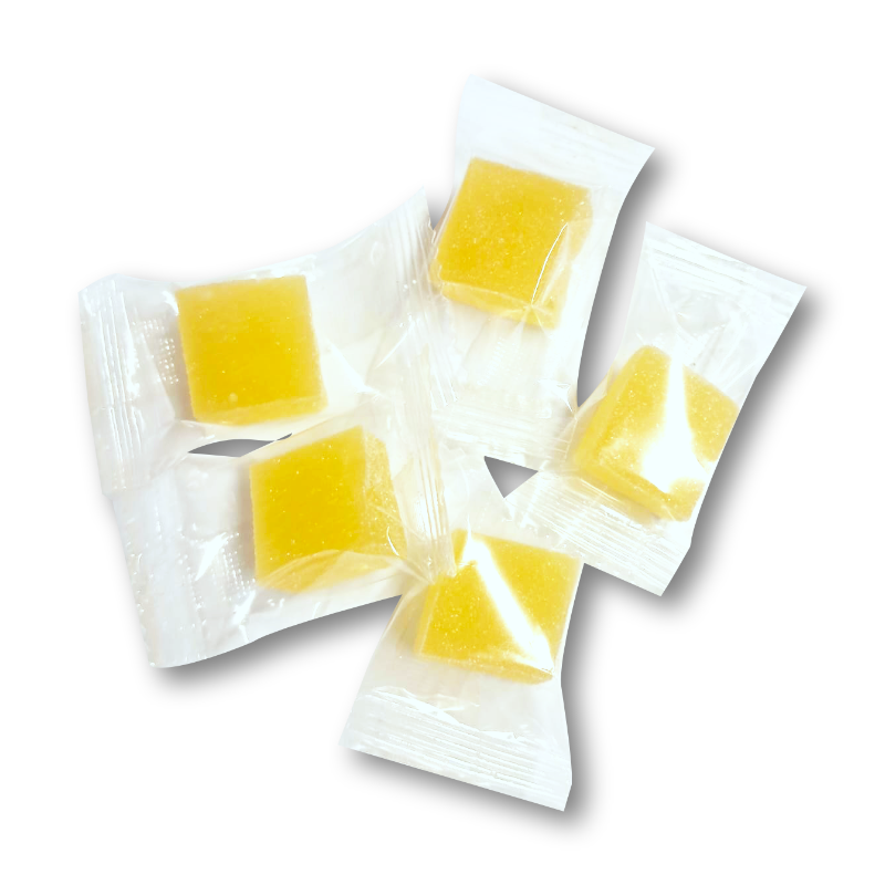 Gummies - Jellies 30mg (Singles, Individually Wrapped) - Peach & Apricot