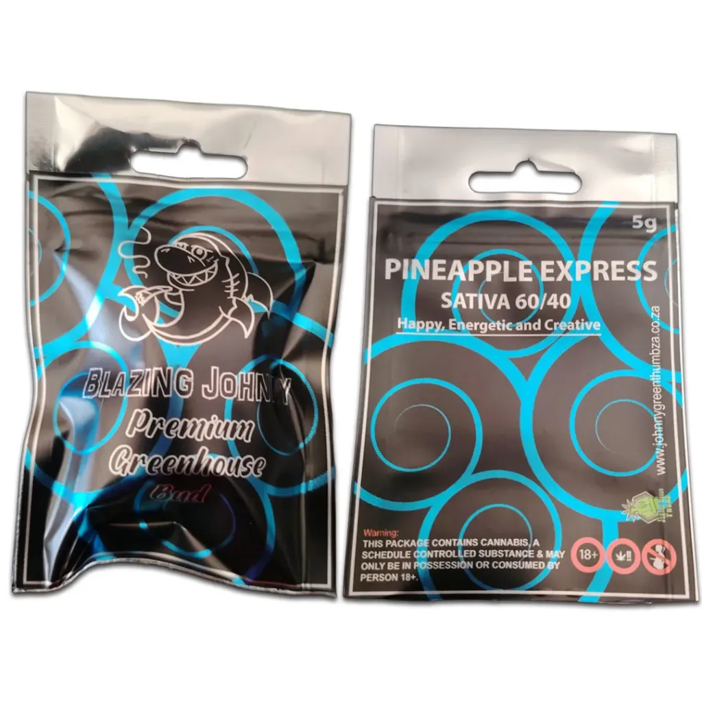 Blazing Johnny Premium Flower 5g (Greenhouse) - Pineapple Express (Sativa)